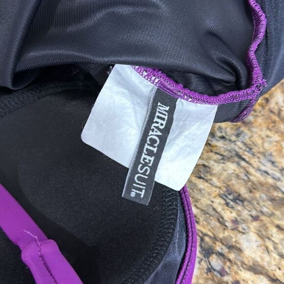 Miraclesuit Color-Block Megan Tummy Control One-Piece Swimsuit 10 - Picture 8 of 9